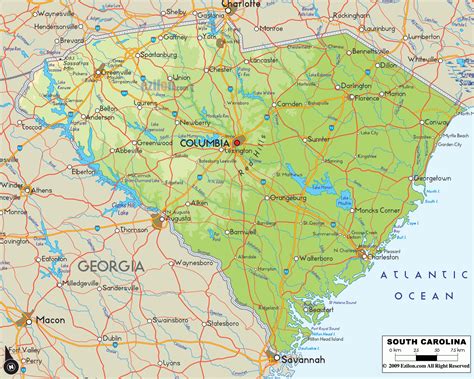 South Carolina on the Map